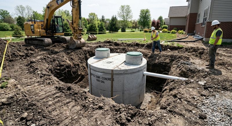 Sewage Tank Installation in Denver, CO