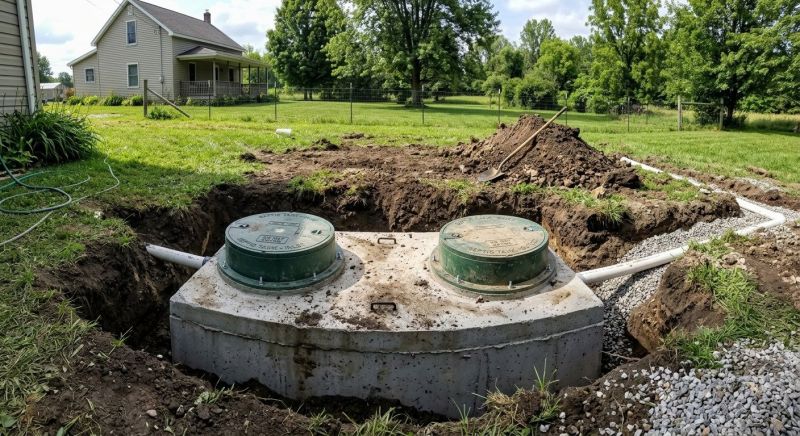 Sewage Tank Installation in Columbus, OH